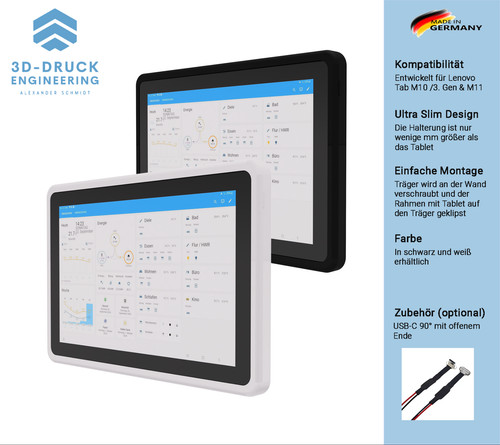 Supporto parete lenovo - supporto, tab